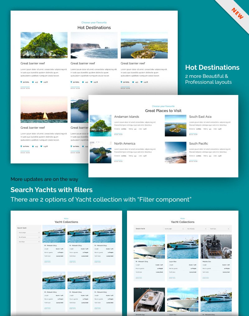 Moric-Yacht Booking HTML5 Template